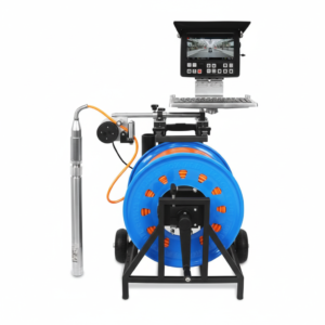 Waterproof 50 Bar Dual View Rotation Camera for Marine Industry | High-Pressure Subsea Inspection System